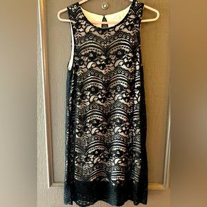 Lovely lace overlay dress
